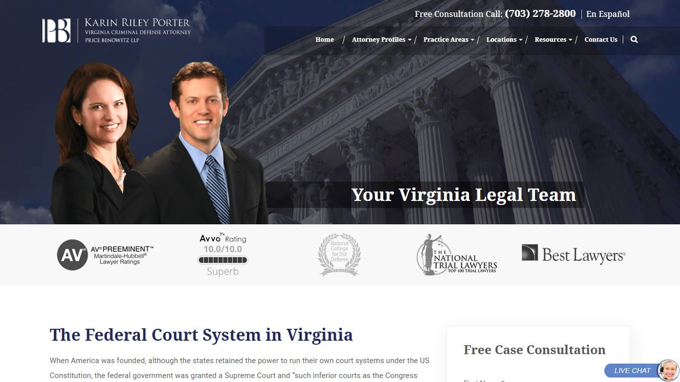 VA Federal Court System | District & Circuit Courts